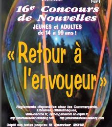 Voici le thème du 16ème concours de nouvelles 2011/2012
