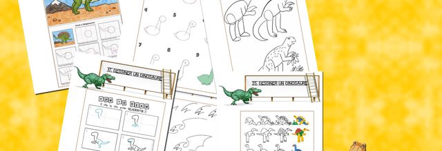 Dessiner un dinosaure