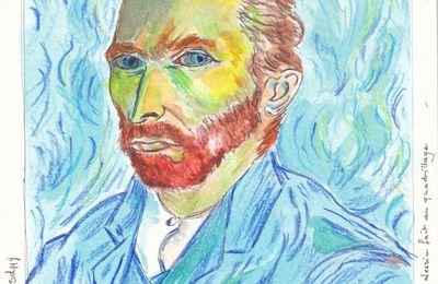 Mon interprétation de l'autoportrait de Van Gogh