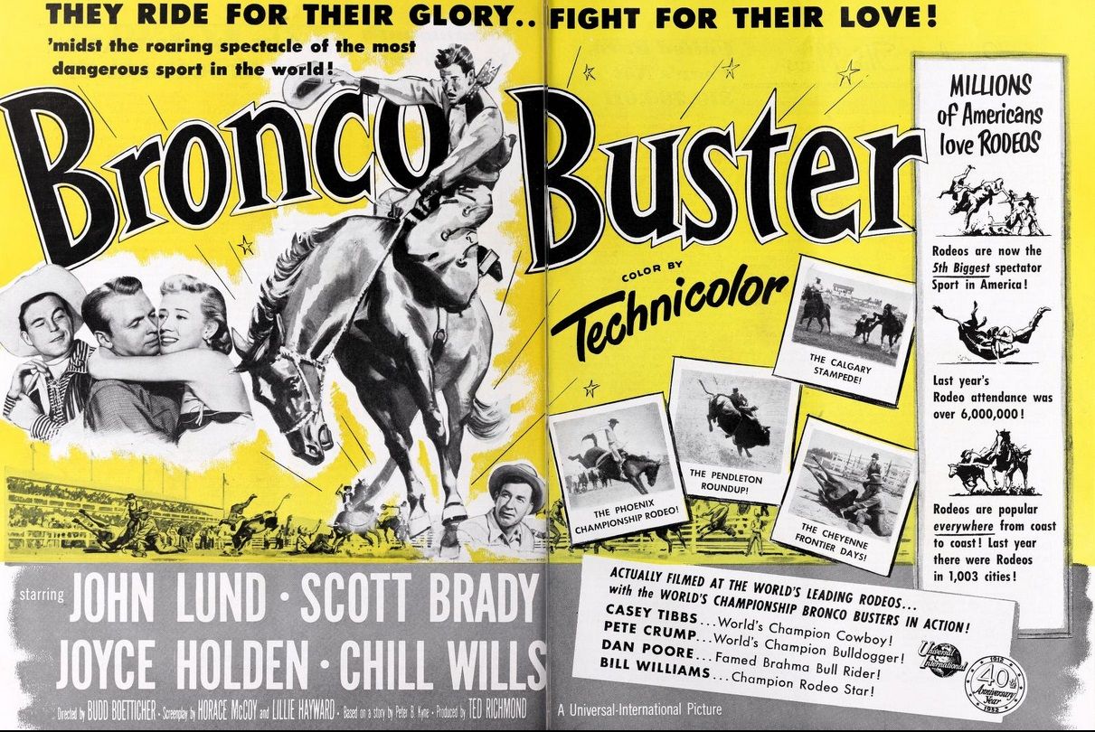 BRONCO BUSTER BOX OFFICE USA 1952