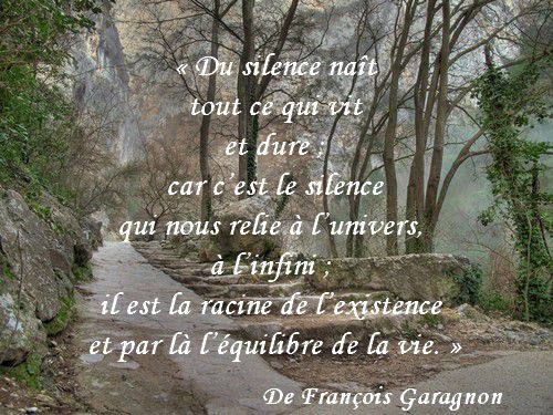 Citations en images : Du Silence.......