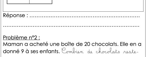 Problèmes CP (fiche 4)