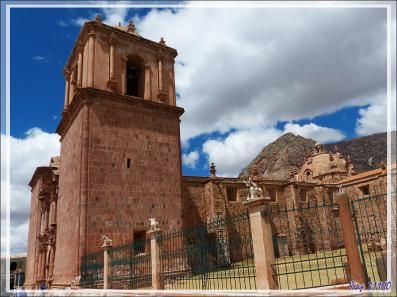 Route vers Cuzco : L'église Santa Isabella (année 1767) - Pukara (Pucara) - Pérou