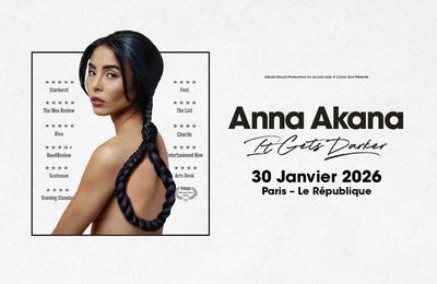 Anna Akana en show comique au République à Paris le 30 janvier 2026