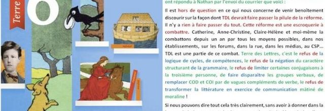 [Pour le collège] Les manuels "Terre des Lettres" 