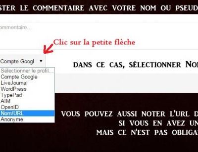 Commentaire Blogger-Blogspot