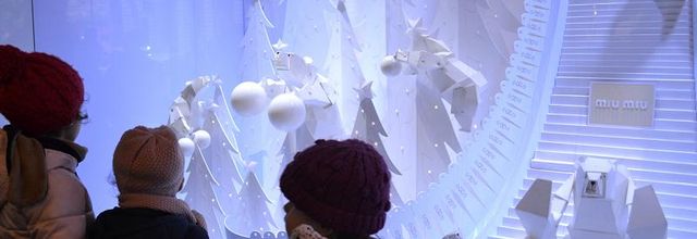 Vitrines de Noël 2016 aux Galeries Lafayette ... Suite