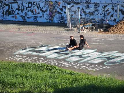 Le repos des graffeurs.