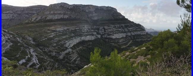 Calanques, cheminée de Guillermin, cirque de Mestralet