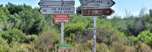 Sur la route de la forêt de Bonifato