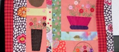 Paniers de fleurs...