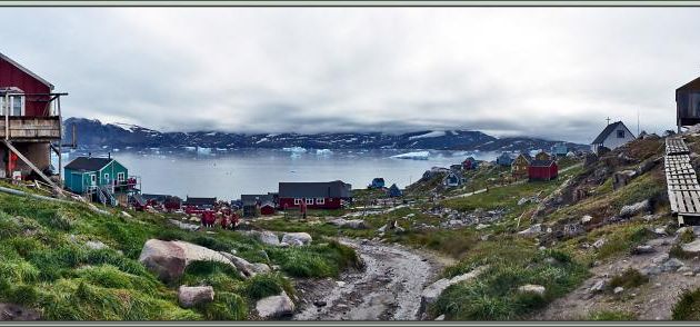 Retour vers le bas du village - Kullorsuaq - Qaasuitsup - Groenland