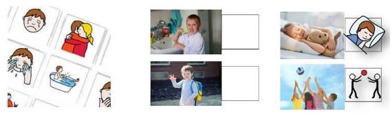 Associer des images ou photos avec des pictogrammes 