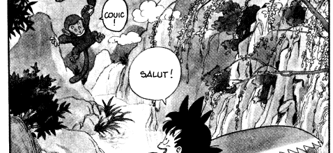 Dragon Ball : Première page du premier manga..