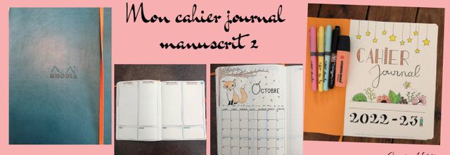 Mon cahier journal manuscrit 2