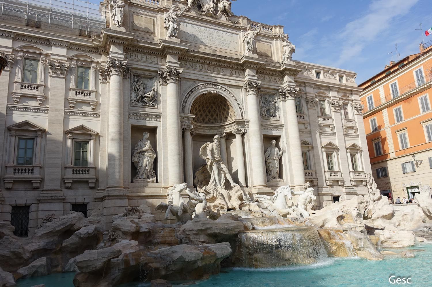 italie rome centrale fontaine de trevi