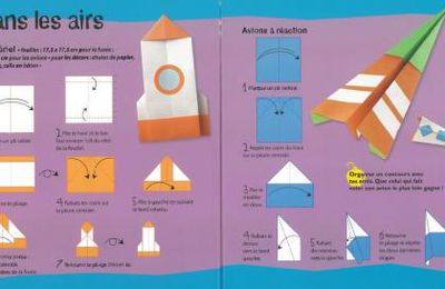 Fusées et avions en origami