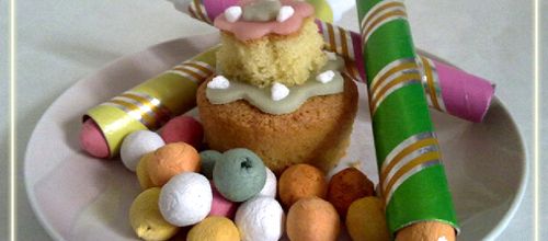 22. Cupcake aux grains de sucre