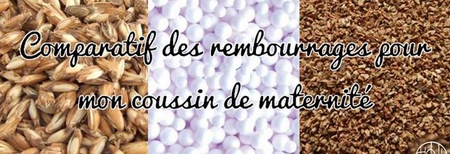 Quel remplissage pour mon coussin d'allaitement ?