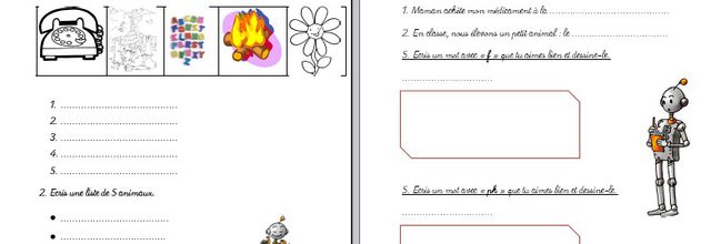 Les sons: exercices VOB