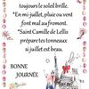 Dicton et Fête du jour Camille + grille prénom !