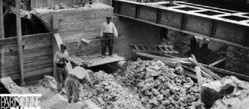 La construction du métro parisien...Un travail de titans !