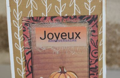 Le scrap de Margot / Carte automnale