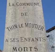* Cérémonie du 11 novembre à Thin le Moutier 