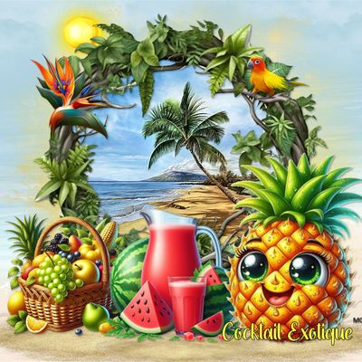 Fond écran Cocktail Exotique