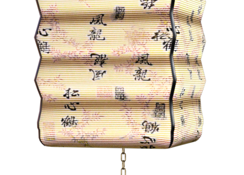 Tube de lanterne asiatique (image-render)
