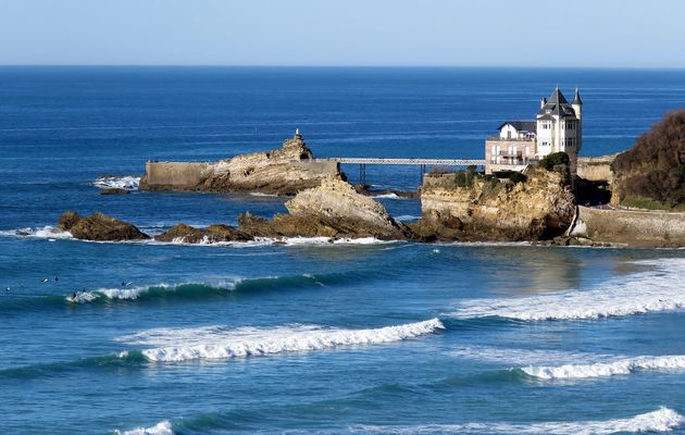 l'océan à Biarritz 