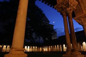 Lune, Jupiter et le cloître de Moissac