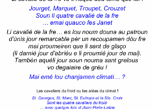 Li cavalié de la fre