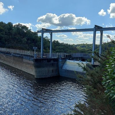 Le lac de Guerlédan - Le barrage