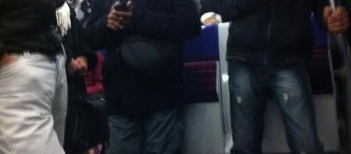 Dans le métro parisien