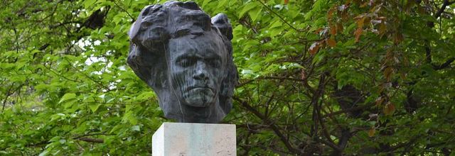Jardin du Luxembourg : Buste de Ludwig Van Beethoven de Bourdelle