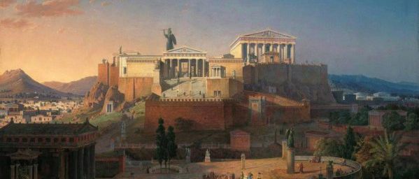 Kostis Palamas : Sur Athènes et le Parthenon (La Flûte du roi)
