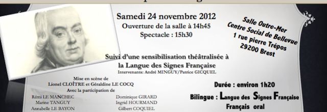 Autour de nous : "Les racines de l'histoire Sourde", Brest, 24 novembre