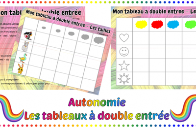 Les tableaux à double entrée