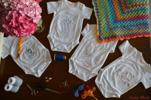 Broderie sur bodies