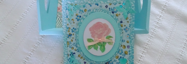 Carte à la rose
