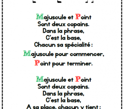 Majuscule et point