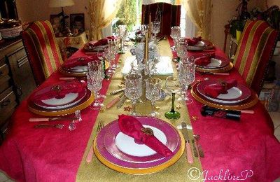 Ma table de Noël..et ma tribu...