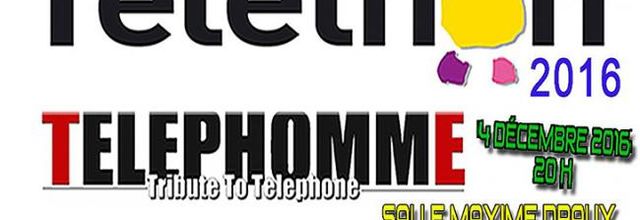 Téléthon 2016, concert Téléphomme à Vieux-Condé