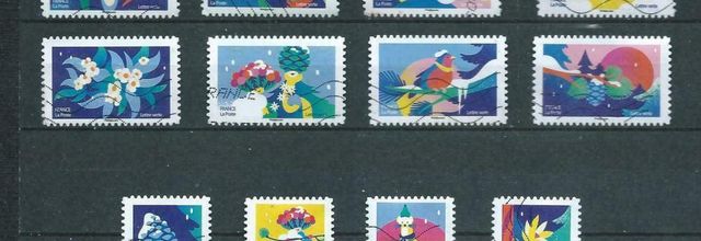 2020 - Edition noël spectaculaire  - 12 timbres lettre verte