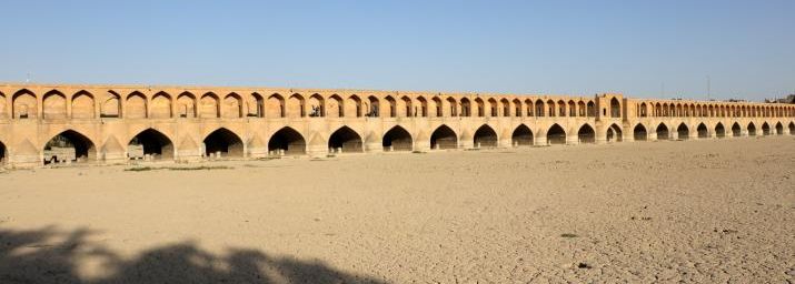 Le pont Allahverdi Khan ou Si-o Seh Pol aux 33 arches, Ispahan