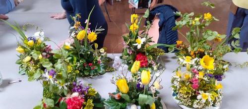 art floral des joyeux sansonnets de mars