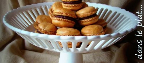Macarons croquants choco-noisettes