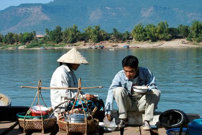 Direction Cambodge en suivant le Mékong - Laos (Scan de photos papier)