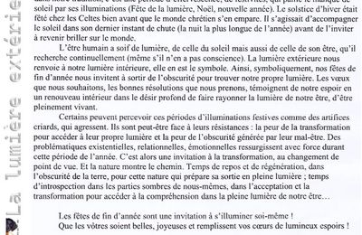 Lumière extérieure